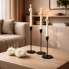 Luxury 3-Piece Metal Candle Stand Set – Elegant Tall Decorative Holders for Modern Home Décor