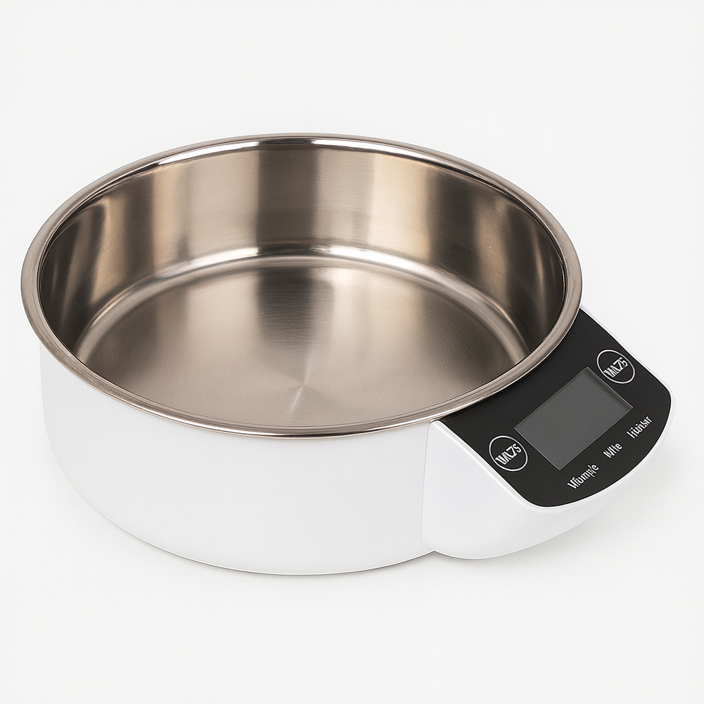 Digital Stainless Steel Kitchen Weighing Bowl Scale – Multifunction LCD Food Measuring Tool