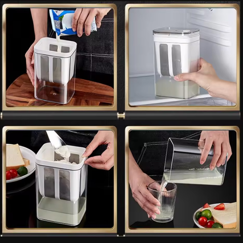 Premium Greek Yogurt Strainer Container – Whey Separator & Thick Yogurt Maker