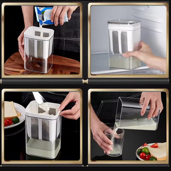 Premium Greek Yogurt Strainer Container – Whey Separator & Thick Yogurt Maker