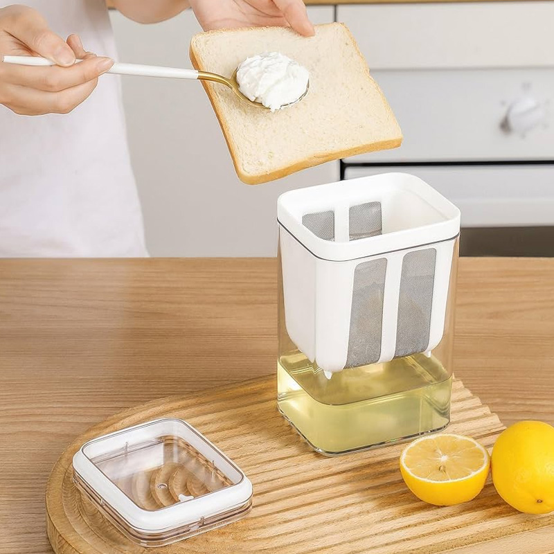 Premium Greek Yogurt Strainer Container – Whey Separator & Thick Yogurt Maker