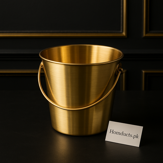 Premium Gold Stainless Steel Ice Bucket – Insulated Bar Cooler for Parties & Home | 3 Sizes