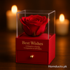 Luxury Preserved Rose Gift Box with Drawer – Best Wishes Forever Flower for Special Occasions