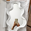 Luxury Irregular Wavy Wall Mirror – Modern Aesthetic Décor