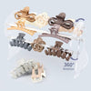 Transparent Acrylic Hair Claw Clip Organizer & Display Stand (Box packing)