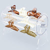 Transparent Acrylic Hair Claw Clip Organizer & Display Stand (Box packing)