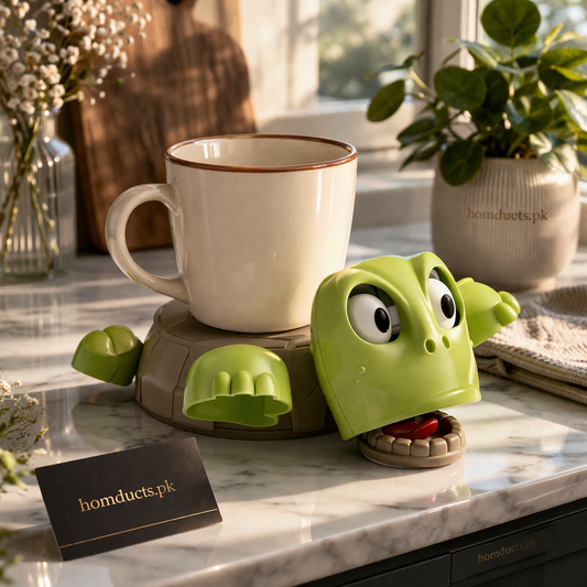 Funny Turtle Mug Holder – Cute Anti-Spill Fun Cup Stand