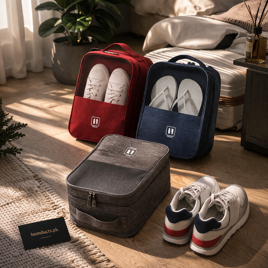 Luxury Travel Shoe Organizer Bag – Premium Portable Footwear Storage Case (Multi-Purpose)