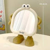 Cute Cartoon Standing Vanity Mirror – Desktop Makeup Mirror with Fun Character Design