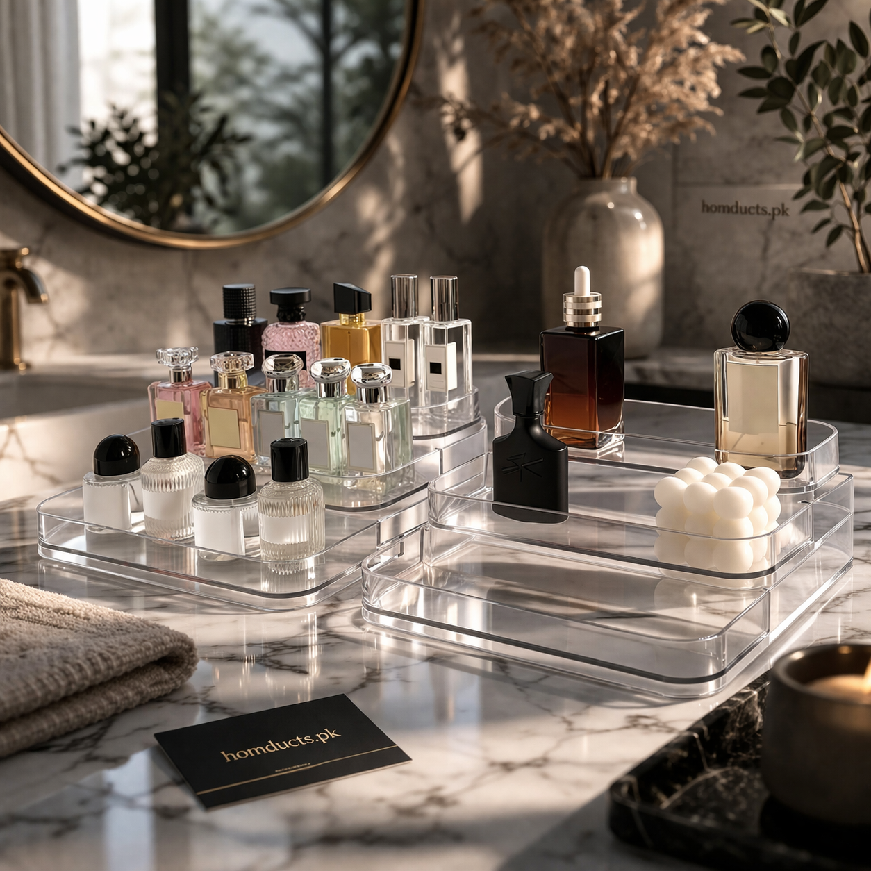Desktop Perfume And Cosmetic Organizer (Imported High Quality)