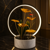 Luxury LED Lotus Water Fountain – Modern Indoor Table Décor with Flowing Water
