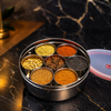 Luxury 7-Compartment Stainless Steel Spice Box (Masala Dabba) – Extra Deep Katoris | Premium Kitchen Storage