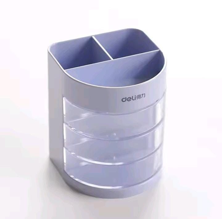 Luxury Multi-Compartment Desktop Organizer | Premium Cosmetic, Stationery & Cutlery Holder
