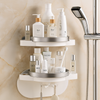 Luxury Corner Bathroom Shower Shelf Organizer – Wall-Mounted Storage Rack