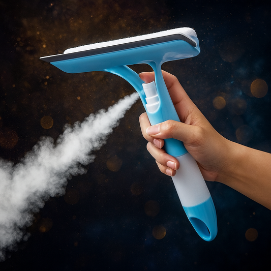 Premium 2-in-1 Spray Window & Glass Cleaning Squeegee