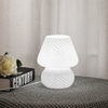 Modern Swirl LED Table Lamp – Aesthetic Mushroom Bedside Light