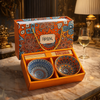 Luxury Hand-Painted Ceramic Bowl Set with Chopsticks – Premium Gift Box (2 / 4 / 6 Pieces)