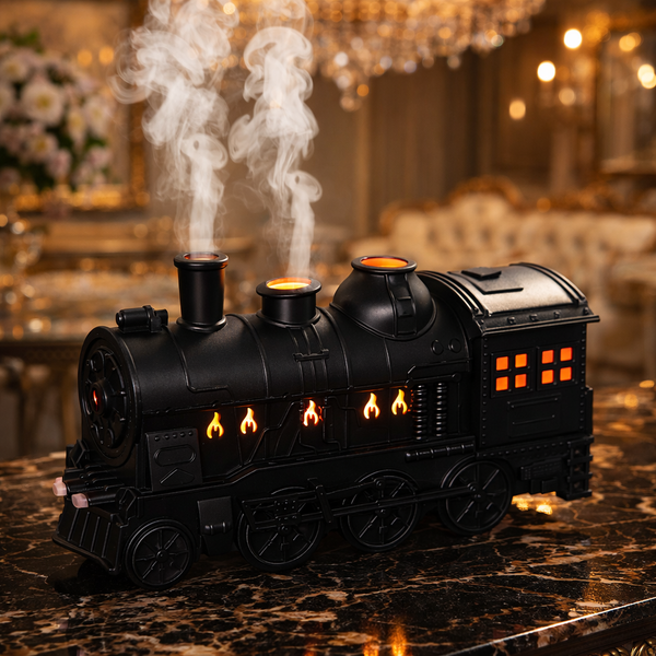 Retro Train Air Humidifier With Light