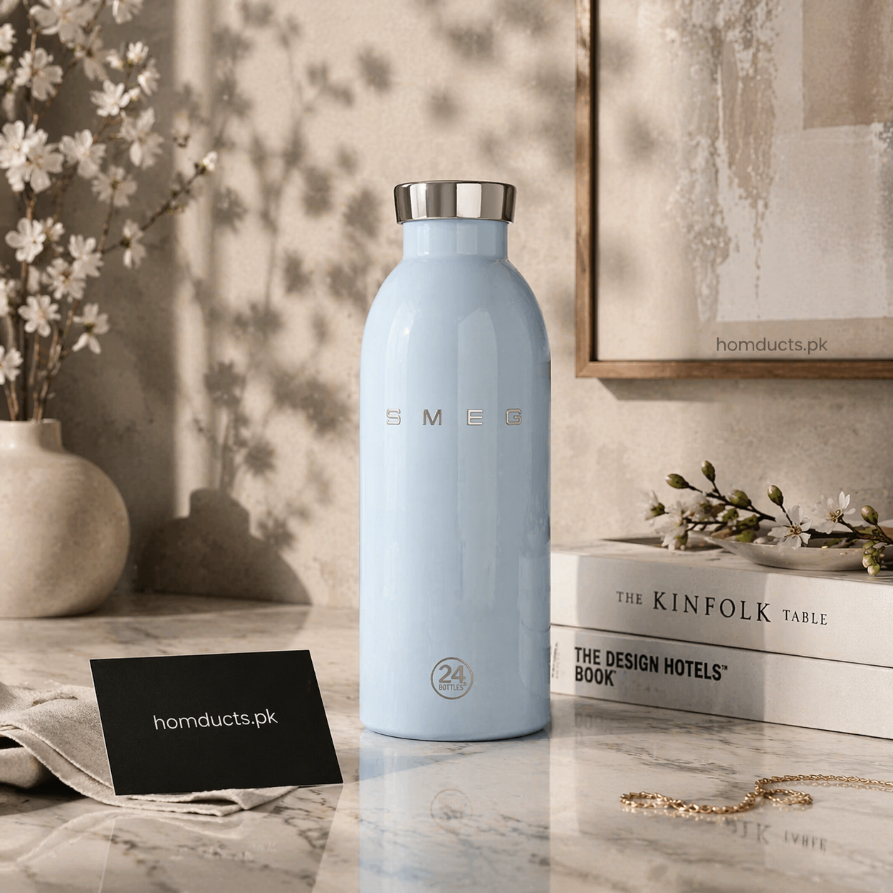 SMEG Style Premium Insulated Stainless Steel Water Bottle – Vacuum Thermal Drink Flask