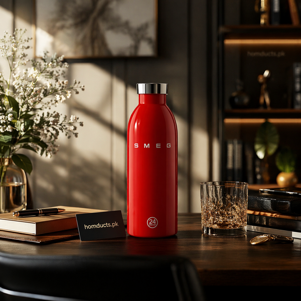 SMEG Style Premium Stainless Steel Insulated Water Bottle – Vacuum Thermal Drink Flask