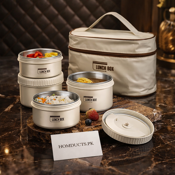 Portable Lunch Box With Insulated Bag