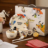 Original Disney Mickey & Friends Ceramic Dinnerware Set – Premium Kids Tableware Gift Set (Complete Meal Set)