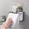 Wall Mounted Kitchen Sink Sponge Holder Basket – Rustproof Iron Soap & Scrubber Organizer Rack