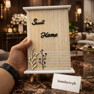 Luxury Wooden “Sweet Home” Wall Key Holder & Decorative Storage Box