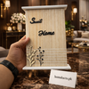 Luxury Wooden “Sweet Home” Wall Key Holder & Decorative Storage Box