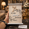 Luxury Wooden Home Décor Storage Box – “It’s So Home” Decorative Organizer