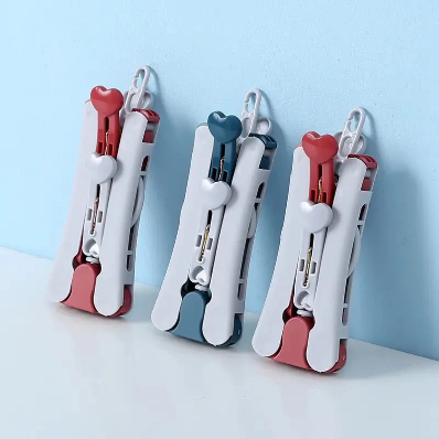 Premium Multifunction Foldable Clothes Hanger with Clips – Space Saving Wardrobe Organizer (Pack of 3)