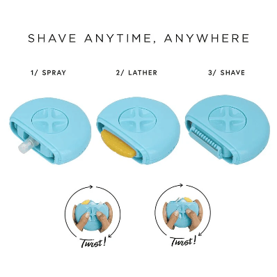 3-in-1 Portable Women’s Body Hair Remover | Manual Trimmer & Epilator for Smooth Skin