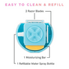 3-in-1 Portable Women’s Body Hair Remover | Manual Trimmer & Epilator for Smooth Skin