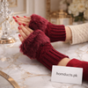 Luxury Faux Fur Fingerless Winter Gloves for Women – Soft Knit & Warm Hand Warmers | Homducts.pk