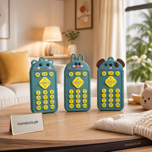 Cute Animal Design Kids Learning Remote Toy – Interactive Educational Controller (1 Pc)