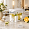 3.5L Elevated Beverage Dispenser with Tap | Leakproof Water Juice Storage Container