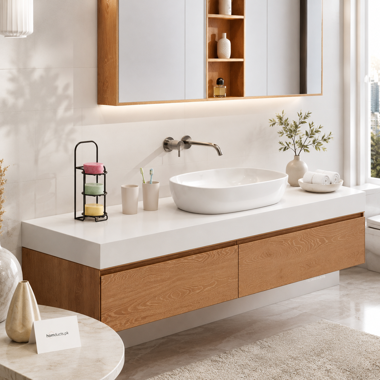 4-Tier Wall-Mount & Freestanding Soap Holder Rack | Space-Saving Bathroom Soap Organizer
