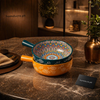 Premium Ceramic Handled Serving Bowl – Decorative Single Soup & Pasta Bowl (1 Pc)