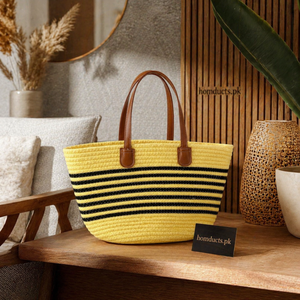 Luxury Woven Tote Handbag – Stylish Everyday Carry Shoulder Bag for Women