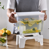 3.5L Elevated Beverage Dispenser with Tap | Leakproof Water Juice Storage Container