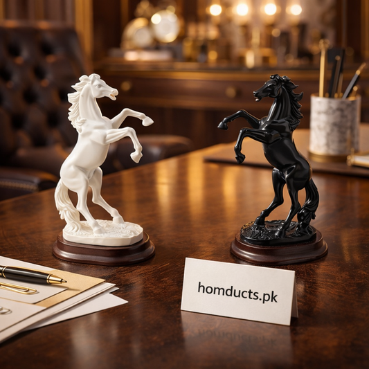 Luxury Horse Figurine Paperweight – Elegant Office & Study Desk Decor (1 Pc)