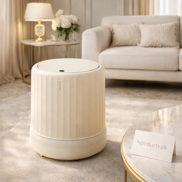 Luxury Minimalist Covered Dustbin with Inner Bucket – 10L / 15L | Homducts.pk