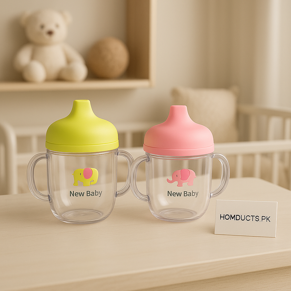 Premium Baby Sipper Cup Set – Leak-Proof, BPA-Free, Dual Handle Design