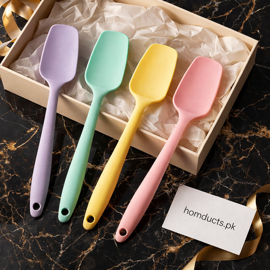 Premium Silicone Cooking Spatula – 22cm Heat-Resistant Kitchen Tool (1 Pc)