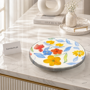 Brilliant Cottagecore Floral Ceramic Dinner Plate – 10.5 Inch Premium Serving Plate