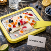 Instant Ice Cream Maker Tray – DIY Rolled Ice Cream Pan with Spatula