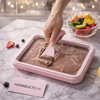 Instant Ice Cream Maker Tray – DIY Rolled Ice Cream Pan with Spatula