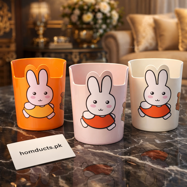 Cute Bunny Kids Plastic Tumbler Cup – 1 PC