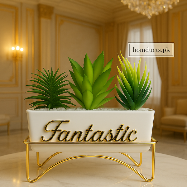 Fantastic Golden Flower Pot Stand – Premium Metal Decorative Planter Holder