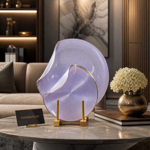 Luxury 7-Piece Handmade Serving Plate & Quarter Plates Set with Gift Box – Elegant Dining & Dessert Presentation Set